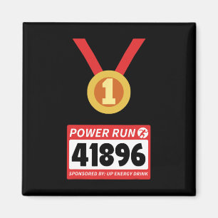 Running Runner Half Marathon Halloween Costume 1 Magnet