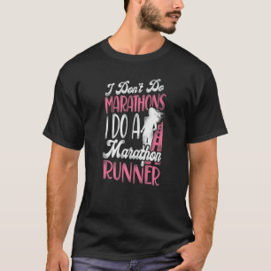 Running Runner Half Marathon Vintage Female Runner T-Shirt