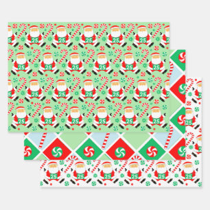 Running Runner Holiday Gift Wrapping Paper