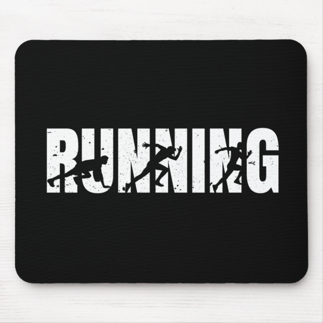 Running| Runner| Marathon Mouse Mat (Front)