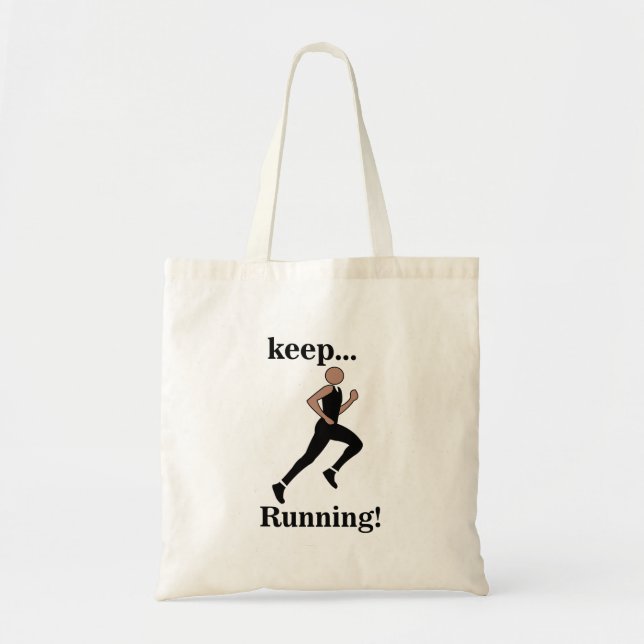 Running Runner Sports Coach Tote Bag (Front)