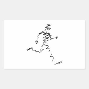 Running, Runners, Triathletes Rectangular Sticker
