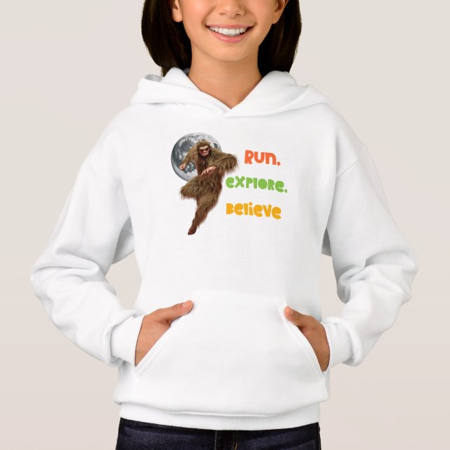 Running Sasquatch Adventure Believe Design (Front)