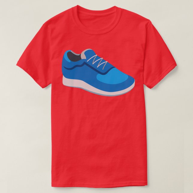 Running Shoe Athletic Shoe Runner Sneaker Tennis S T-Shirt (Design Front)