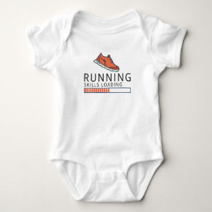 Running Skills Loading - Runner Baby Bodysuit