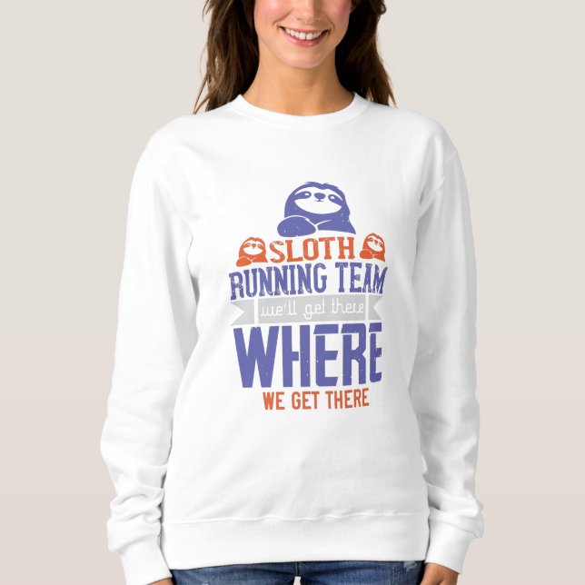 Running - Sloth Running Team Sweatshirt (Front)
