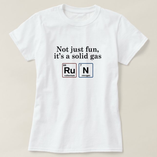 Running Solid Gas Elements T-Shirt (Design Front)