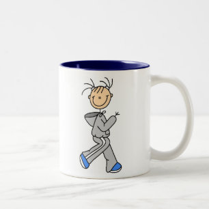 Running Stick Figure Mug