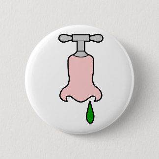 running tap 6 cm round badge