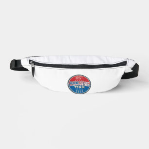 Running Team Patriotic Vintage Badge Design_1 Bum Bags