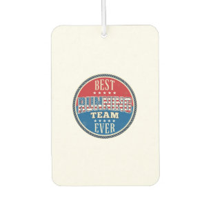 Running Team Patriotic Vintage Badge Design_1 Car Air Freshener