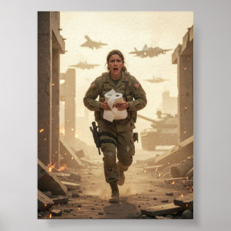 Running Through Ruin and Resolve Poster
