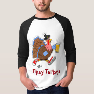 Running Tipsy Turkey (Beer) - Post-Run T-Shirt