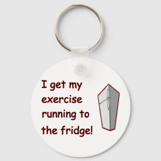 Running To The Fridge Key Ring