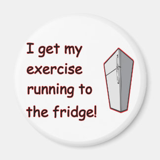 Running To The Fridge Magnet