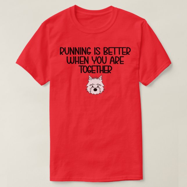 running together 2 T-Shirt (Design Front)