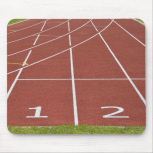 Running Track and Field Mouse Mat