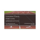 Running Track -  Athletics Coach Business Card