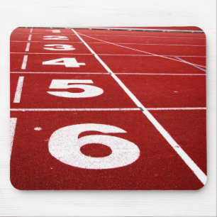 running track mouse mat