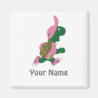 Running Turtle Personalise Magnet