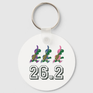 Running turtles 26.2 key ring
