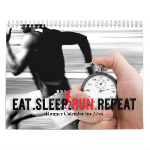Running Wall Calendar for Men