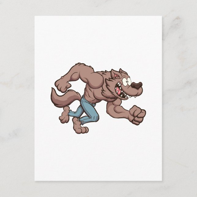 Running Werewolf Enclosure Card (Front)