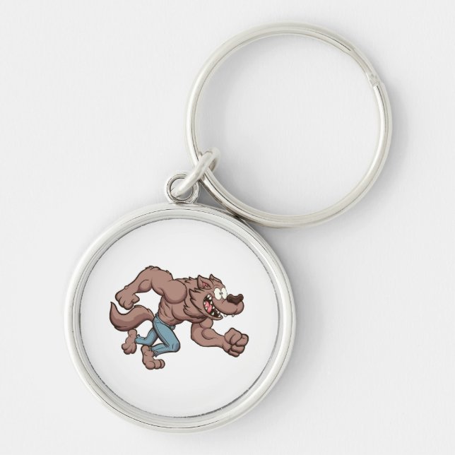 Running Werewolf Key Ring (Front)