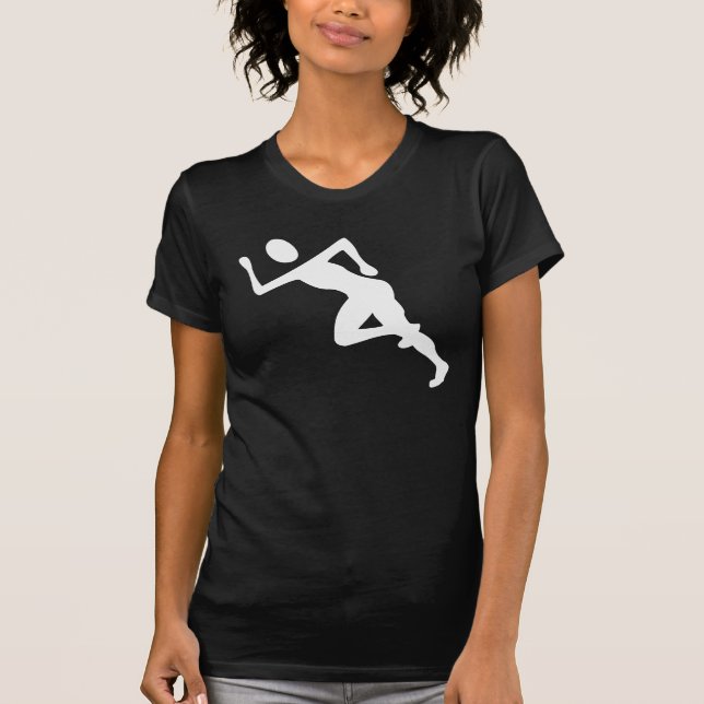 Running - White T-Shirt (Front)