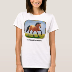 Running Wild Buckskin Horse T-Shirt