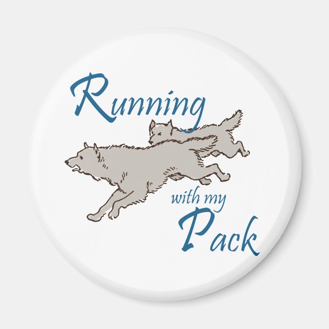 Running with my Pack Magnet (Front)