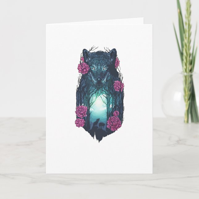 Running with the Wolves Card (Front)