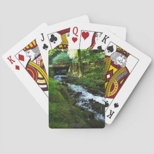 Runoff from Wahkeena Falls, OR Playing Cards