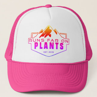 Runs far on Plants Trucker Hat