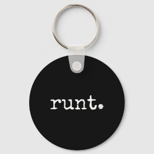 Runt Scrawny Funny Bachelor Party Forfeit  Key Ring