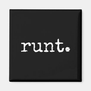 Runt Scrawny Funny Bachelor Party Forfeit Magnet