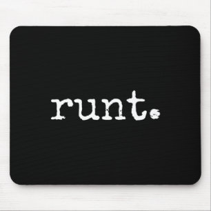 Runt Scrawny Funny Bachelor Party Forfeit  Mouse Mat