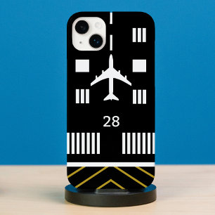 Runway Airport & Aeroplane, Simple Aviation  Case-Mate iPhone 14 Plus Case