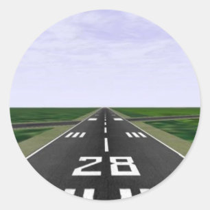 Runway Classic Round Sticker