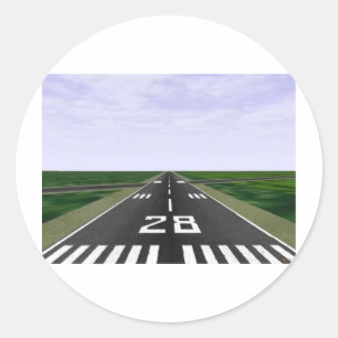 Runway Classic Round Sticker