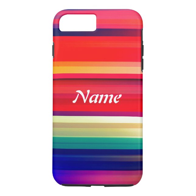 Runway Rainbow Personalise Name or Initials Case-Mate iPhone Case (Back)