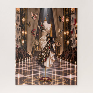 Runway Ready Cocktail Dress Jigsaw Puzzle