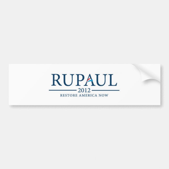 RuPaul 2012 Bumper Sticker (Front)