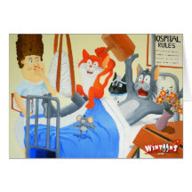 Rupert and Twinkles at the Hospital - Card