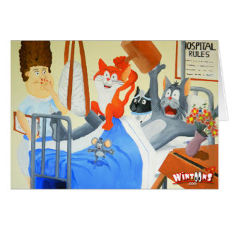 Rupert and Twinkles at the Hospital - Card