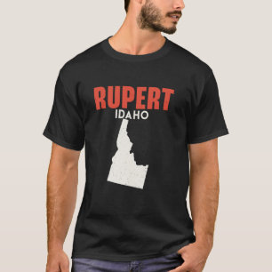 Rupert Idaho USA State America Travel Idahoan  T-Shirt