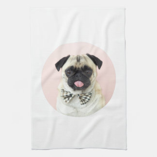 Rupert The Pug Tea Towel