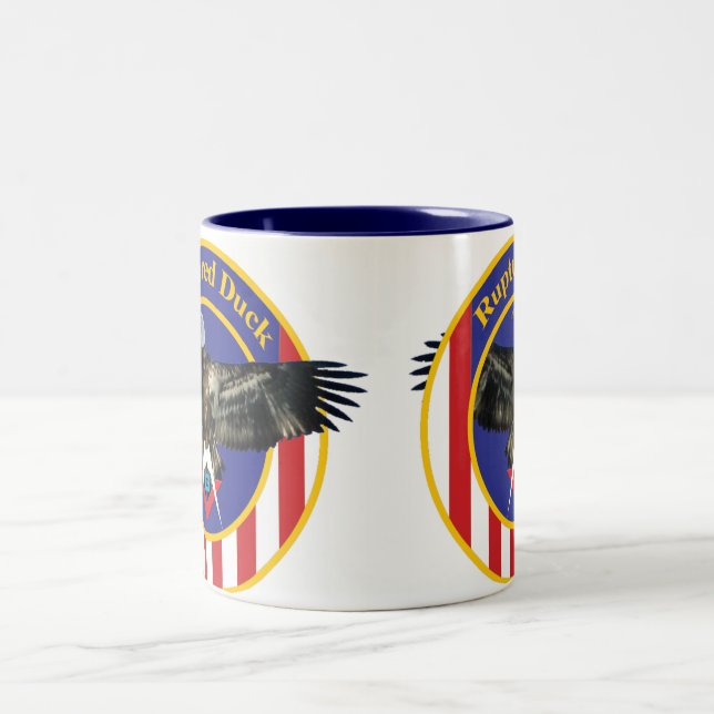 Ruptured Duck Two-Tone Coffee Mug (Center)
