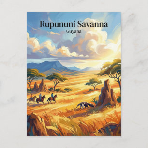 Rupununi Savanna Guyana Postcard