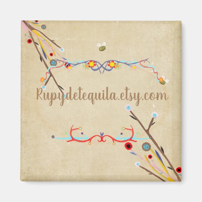 Rupy de Tequila add your name custom business Magnet (Front)